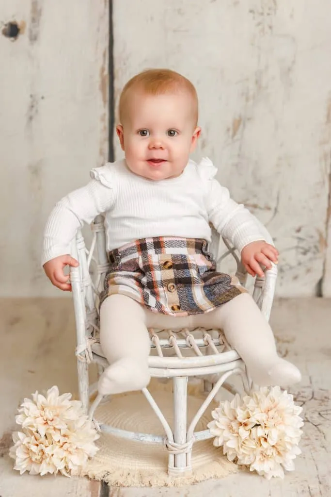 Sitter photography session - babies 6-12 months in Hartlepool