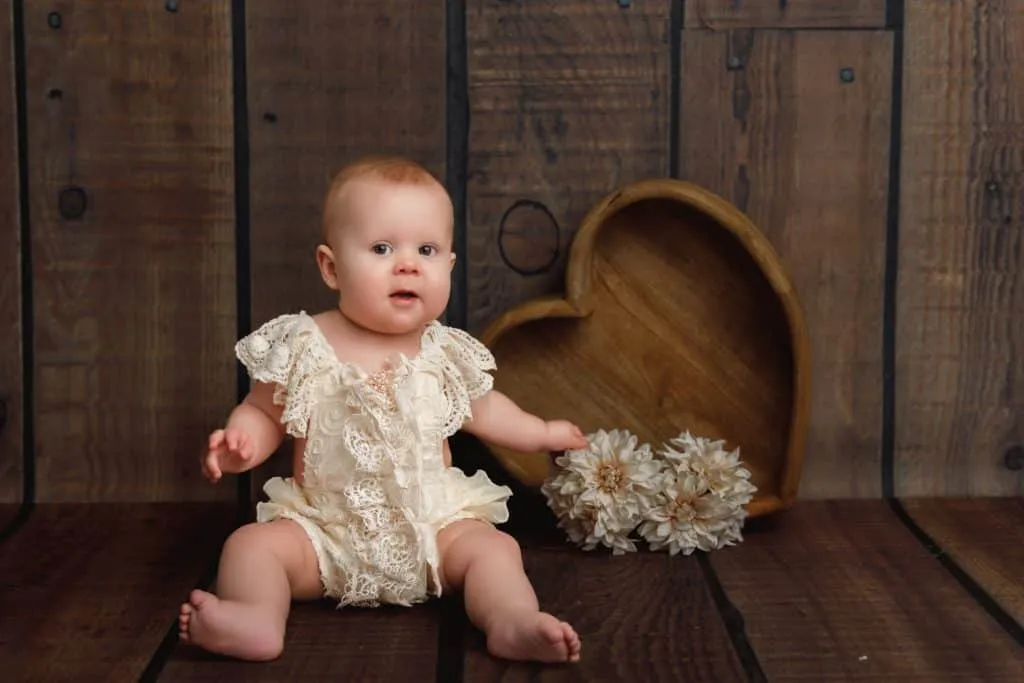 Sitter photography session - babies 6-12 months in Hartlepool