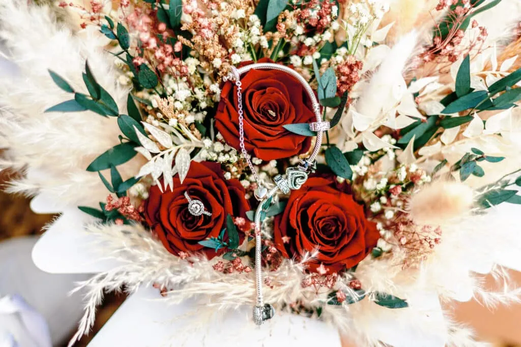 Runa Farm wedding photography - bride and groom at rustic barn venue in County Durham