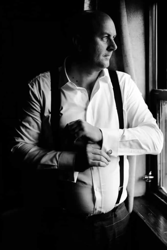 Runa Farm wedding photography - bride and groom at rustic barn venue in County Durham