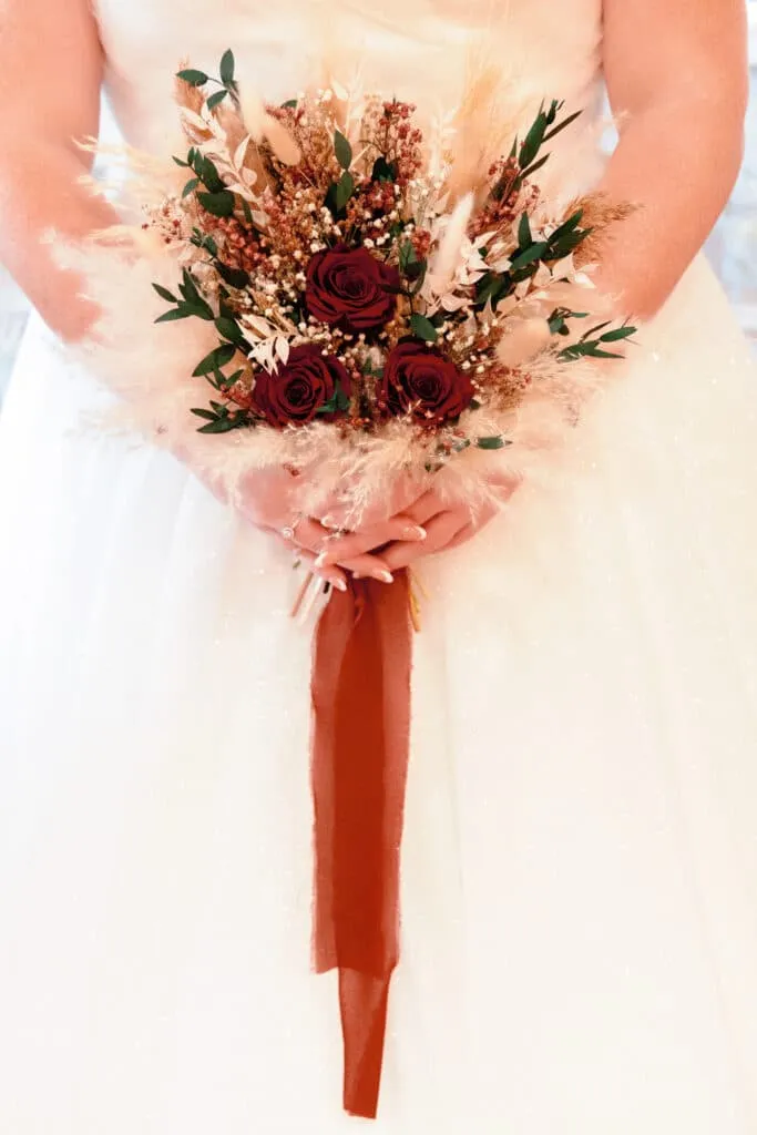 Runa Farm wedding photography - bride and groom at rustic barn venue in County Durham