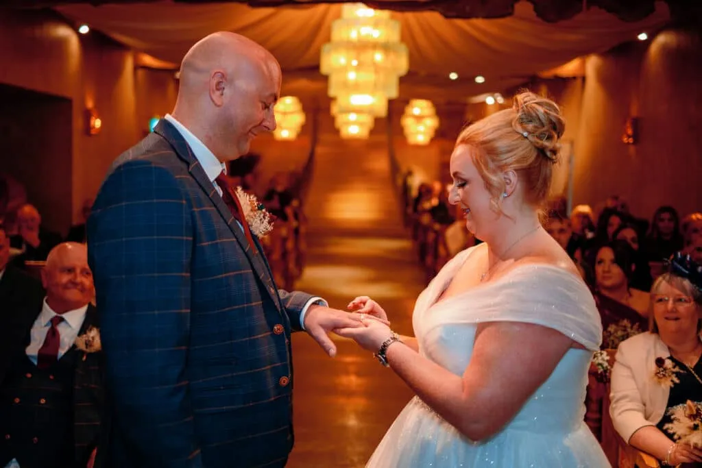 Runa Farm wedding photography - bride and groom at rustic barn venue in County Durham