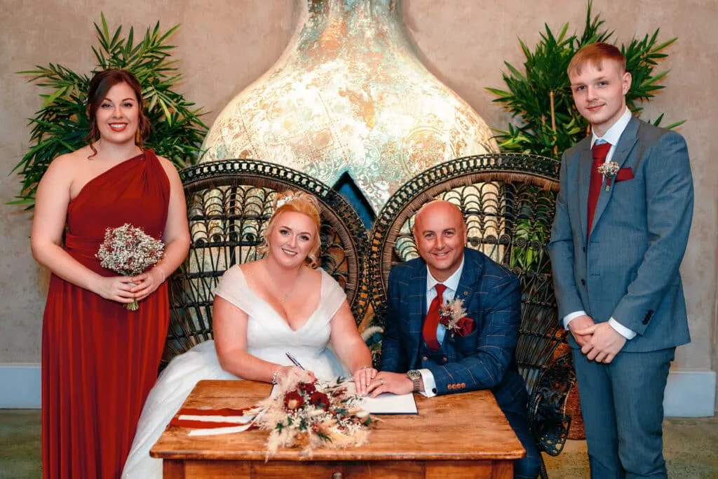 Runa Farm wedding photography - bride and groom at rustic barn venue in County Durham