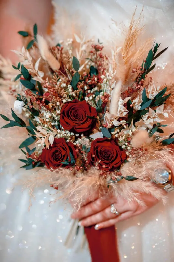 Runa Farm wedding photography - bride and groom at rustic barn venue in County Durham