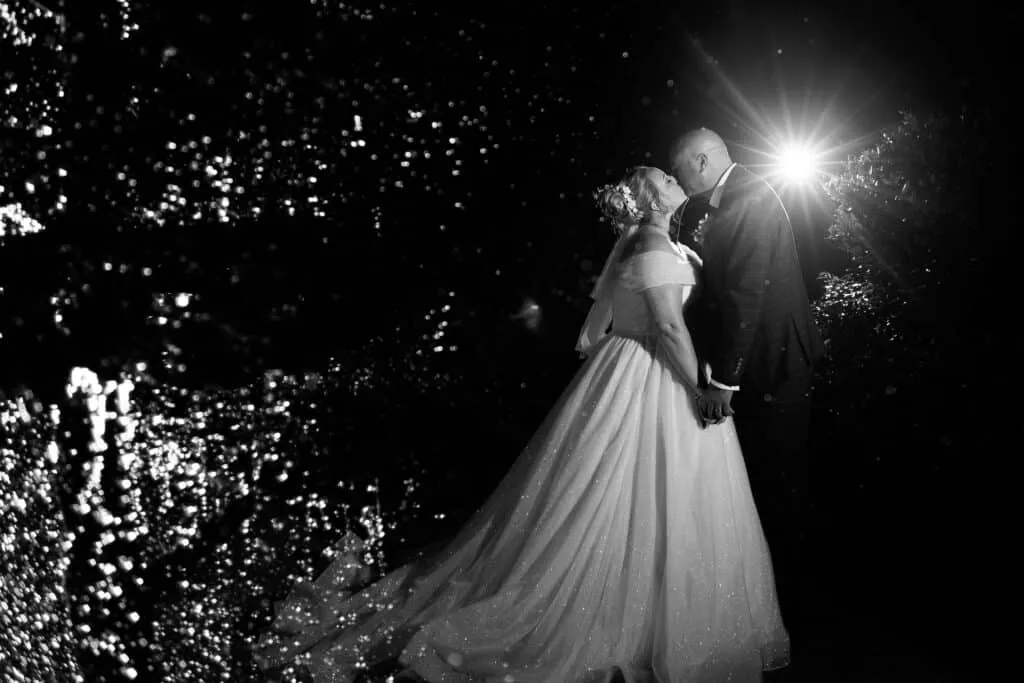 Runa Farm wedding photography - bride and groom at rustic barn venue in County Durham