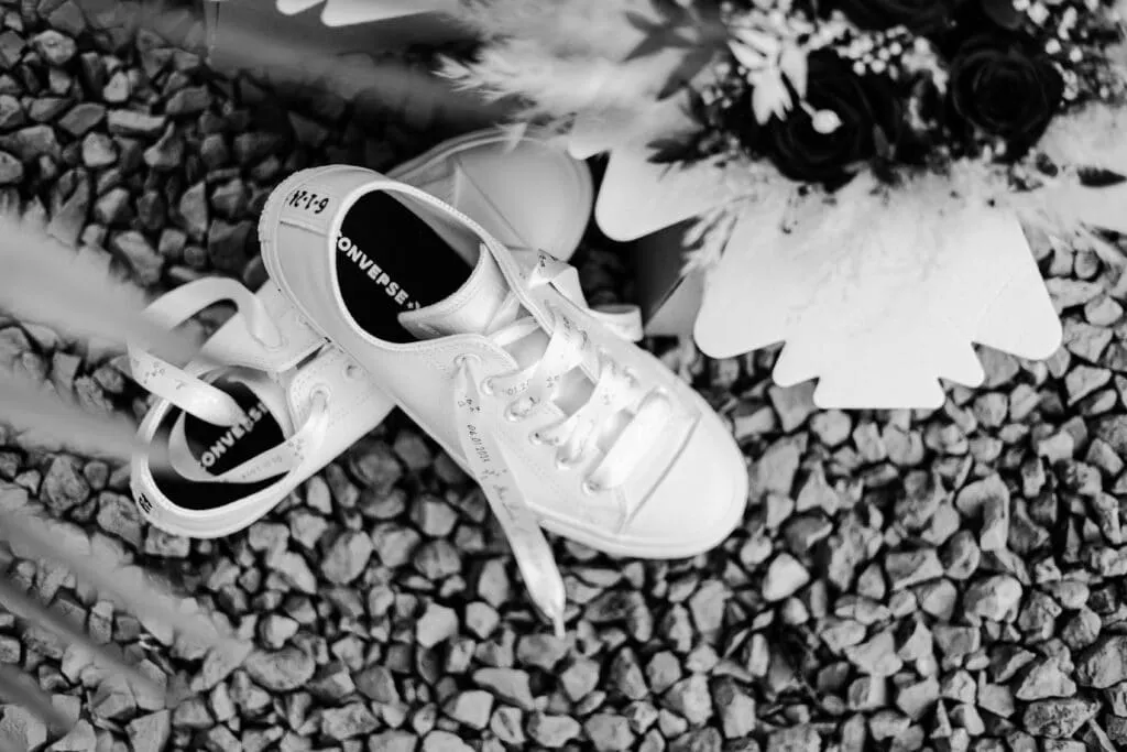 Runa Farm wedding photography - bride and groom at rustic barn venue in County Durham