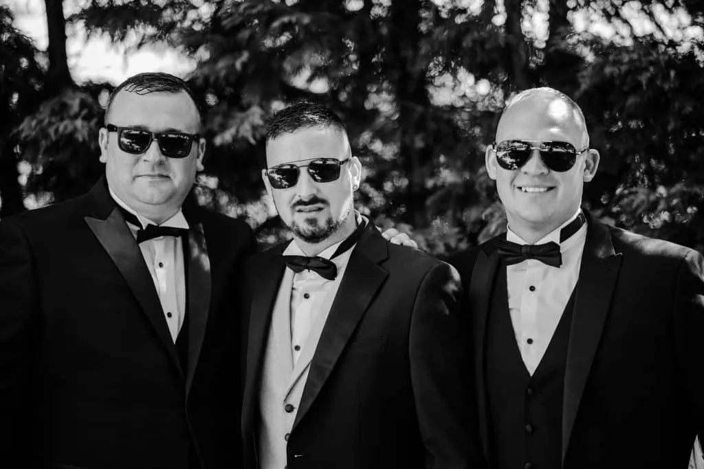 Sneaton Castle wedding - bride and groom at historic castle venue on Yorkshire coast