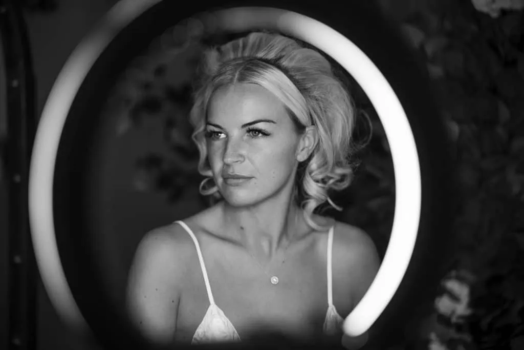 Sneaton Castle wedding - bride and groom at historic castle venue on Yorkshire coast