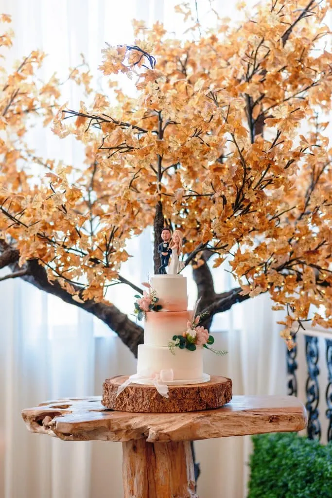 Sneaton Castle wedding - bride and groom at historic castle venue on Yorkshire coast