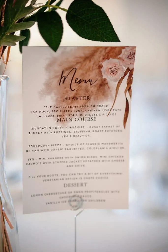 Sneaton Castle wedding - bride and groom at historic castle venue on Yorkshire coast